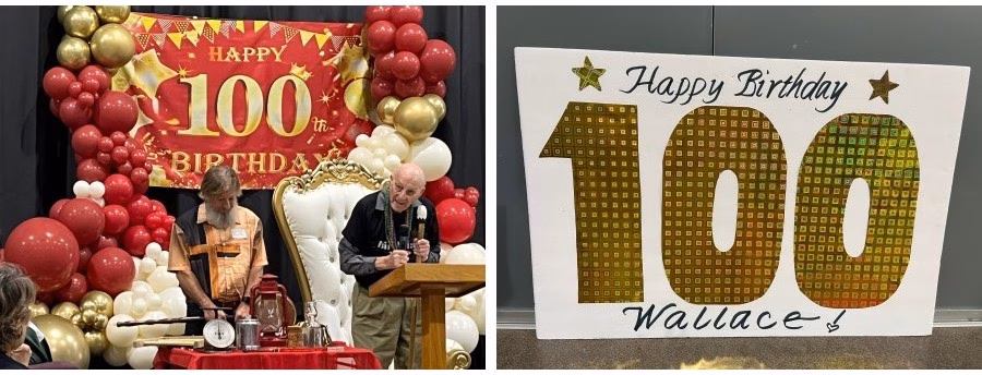 Dr Wallace Shook is 100