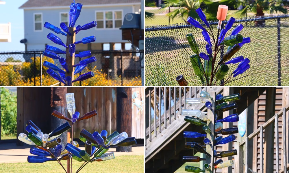 Bottle Trees on Bolivar