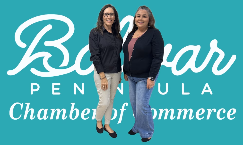 The Bolivar Peninsula Chamber of Commerce appoints Christina ODell IOM as its new Executive Director and Courtney Ellison as Administrative Assistant