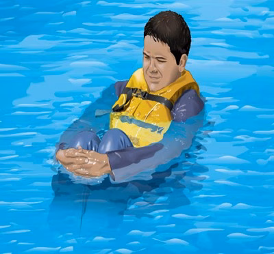 USCG11041 Crystal Beach The HELP position