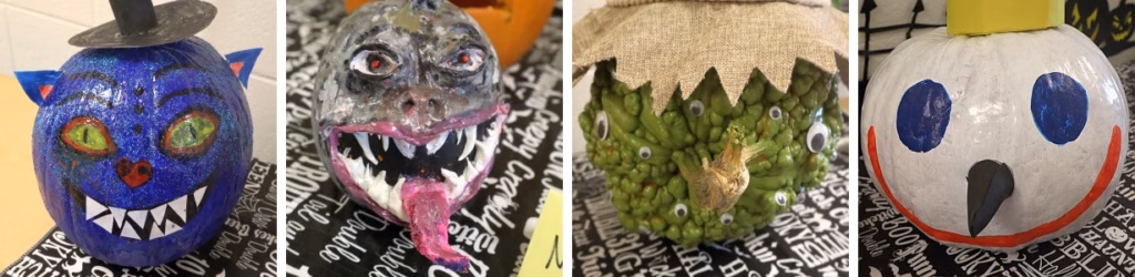 Winners Crystal Beach WINNERS Crenshaw Schools annual pumpkin decorating contest