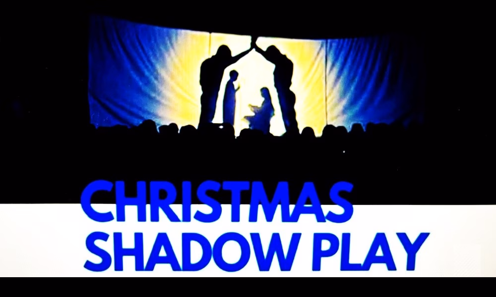 Community Church Christmas Shadow Play