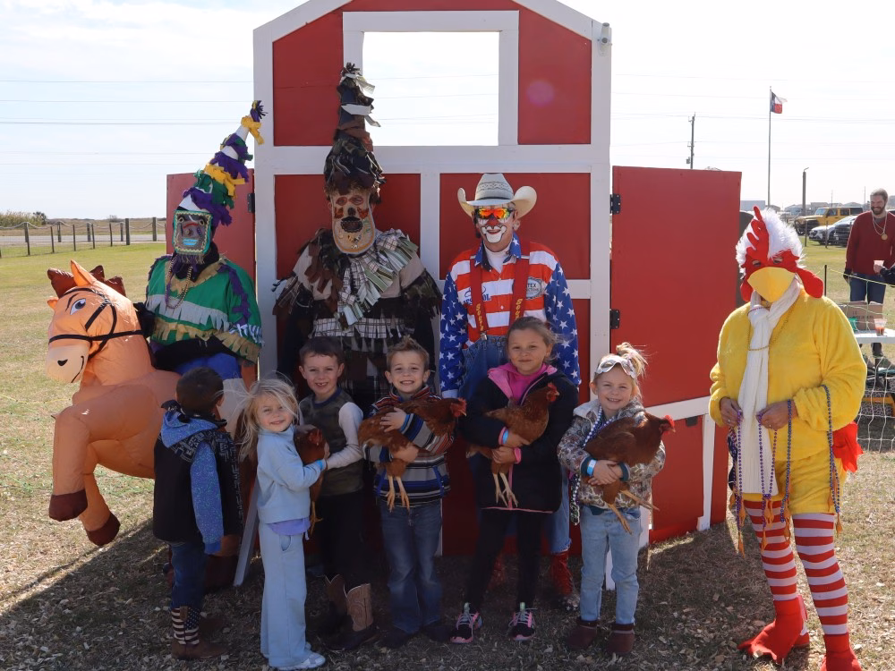 Courir de Mardi Gras Chicken Run Jan17