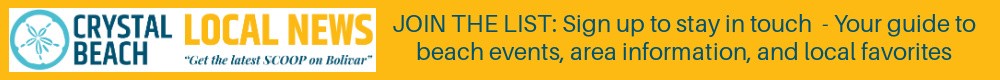 CrystalBeach.com/local-news signup form