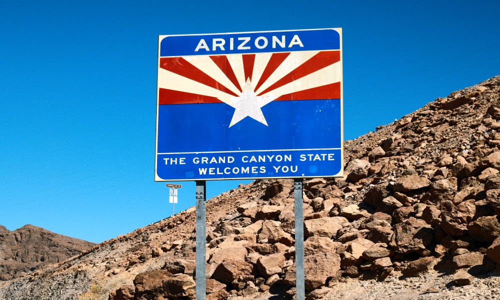 Arizona state sign