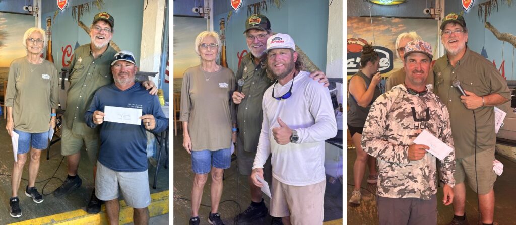 2026 Stingaree Saltwater Slam Fishermen receiving awards
