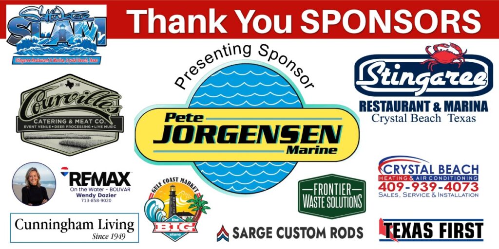 Sponsor list for 2026 Stingaree Saltwater Slam